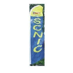 Sonic Drive-In Blue-Yellow Swooper Flags